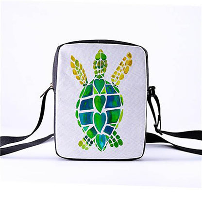 Eco-Friendly Sea Creature Cross Body Messenger Bag