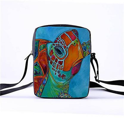 Eco-Friendly Sea Creature Cross Body Messenger Bag