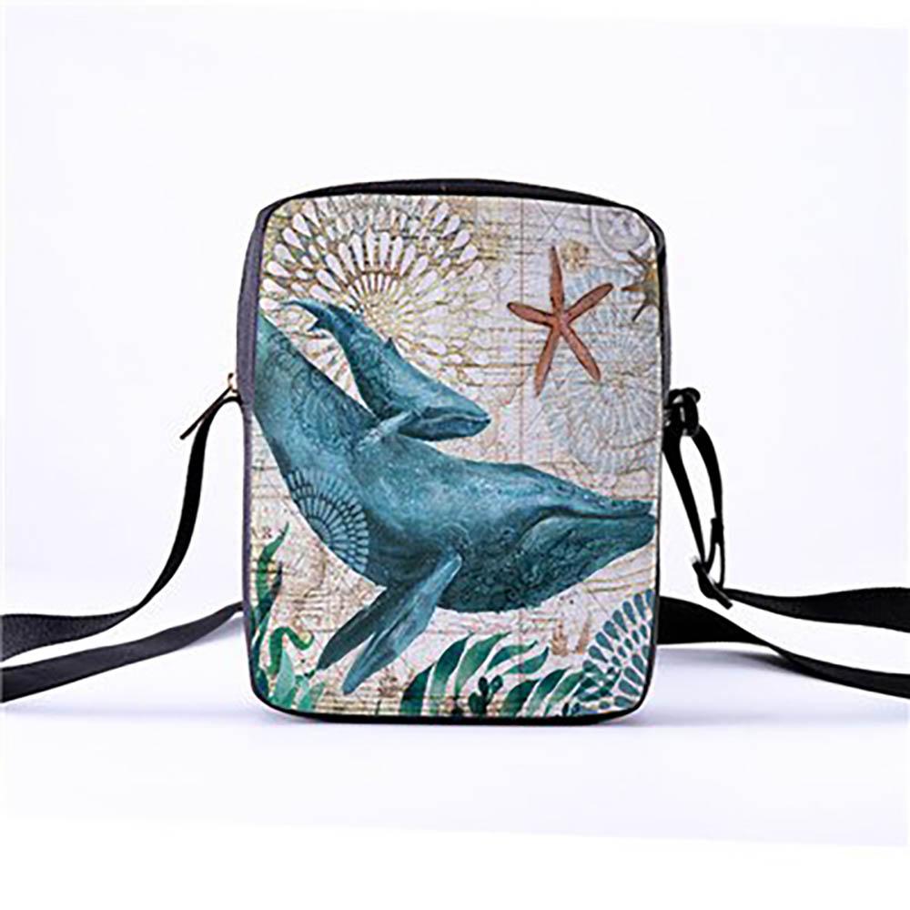 Eco-Friendly Sea Creature Cross Body Messenger Bag