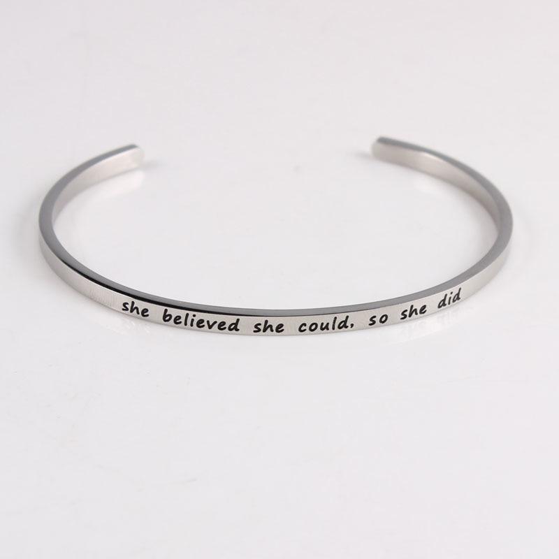 Inspirational and Mantra Quotes Bangles