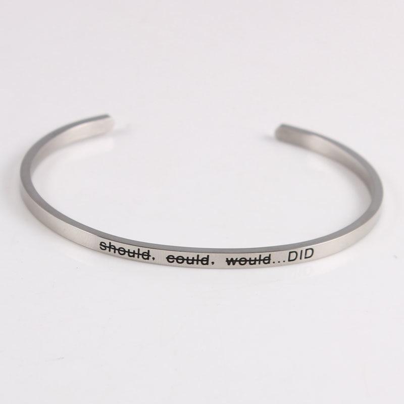 Inspirational and Mantra Quotes Bangles