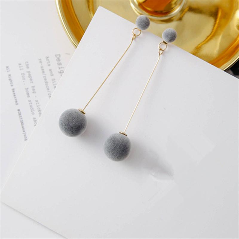 Long Chic Ball Drop Gorgeous Summer Earrings