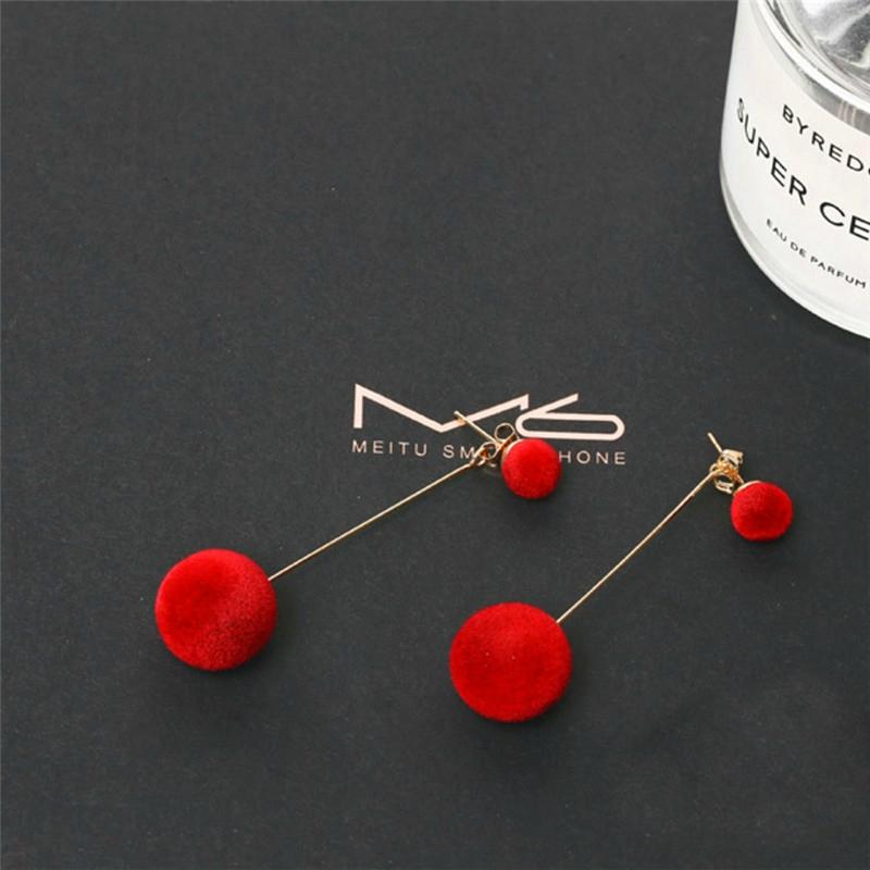 Long Chic Ball Drop Gorgeous Summer Earrings