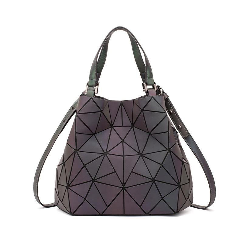 Luminous Convertible Geometric Shoulder Bag