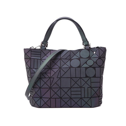 Luminous Convertible Geometric Shoulder Bag