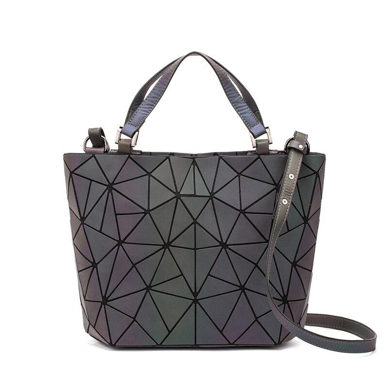 Luminous Convertible Geometric Shoulder Bag