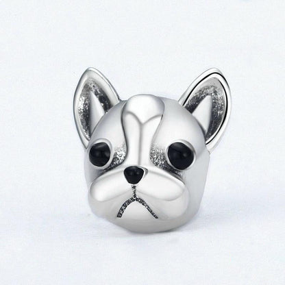 Stunning Sterling Silver French Bulldog Charm for Bracelet