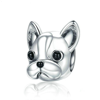 Stunning Sterling Silver French Bulldog Charm for Bracelet