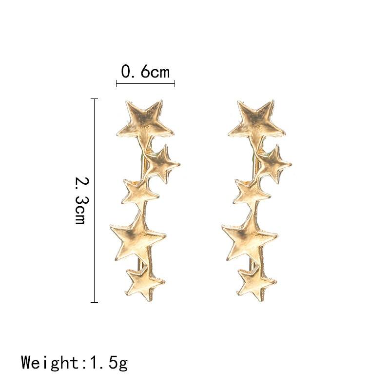 Tiny Stunning Stars Stud Fashion Earrings