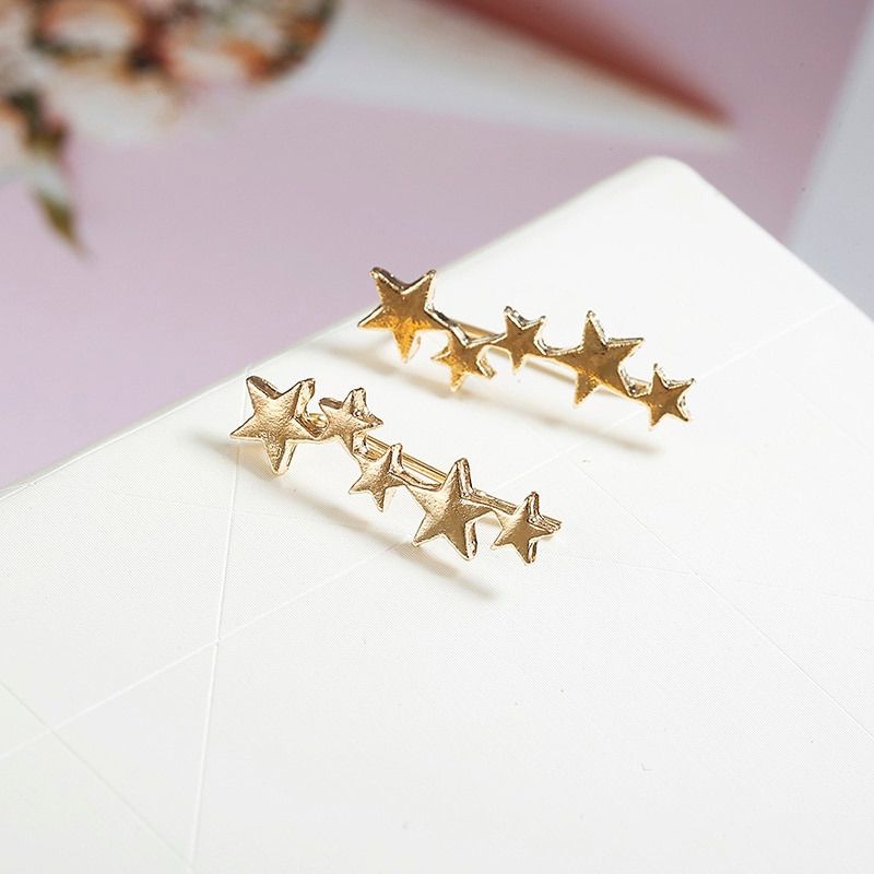 Tiny Stunning Stars Stud Fashion Earrings