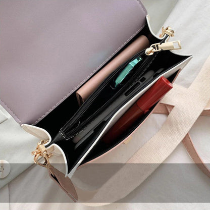 Vibrant Pastel Colored Vegan Leather Crossbody Messenger Bags