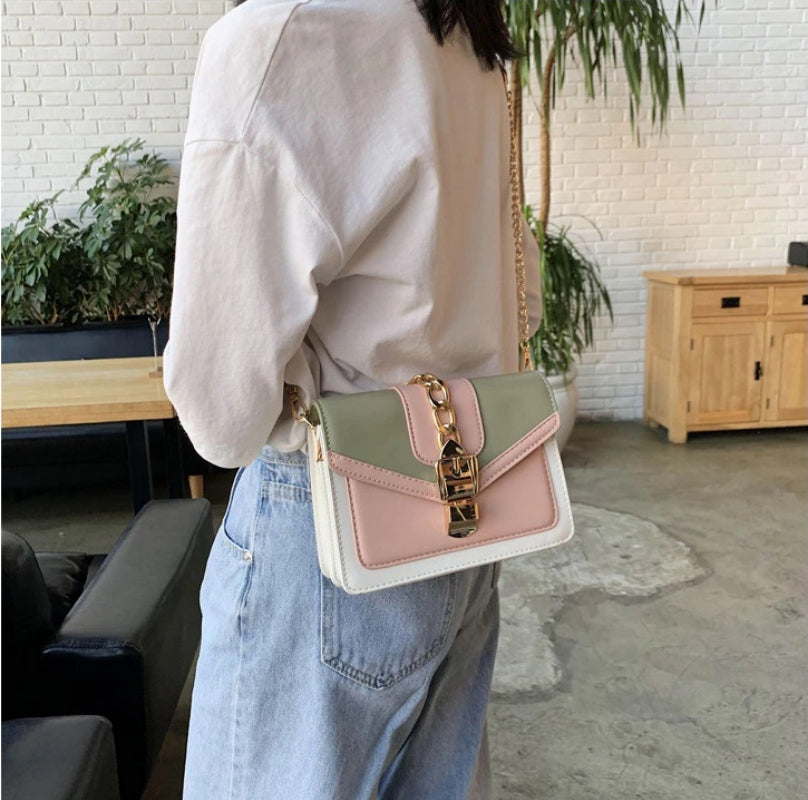 Vibrant Pastel Colored Vegan Leather Crossbody Messenger Bags